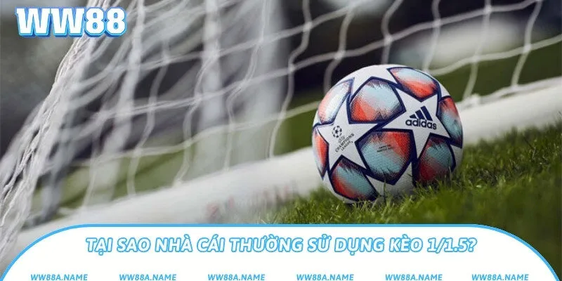 Tại sao nhà cái thường sử dụng kèo 1/1.5?